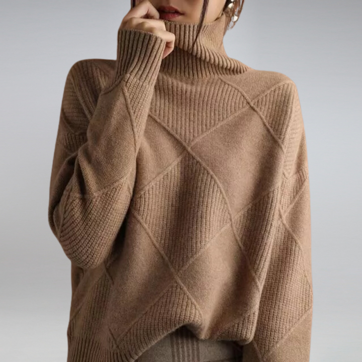 Adelle™ | Cosy Cashmere Turtleneck Jumper