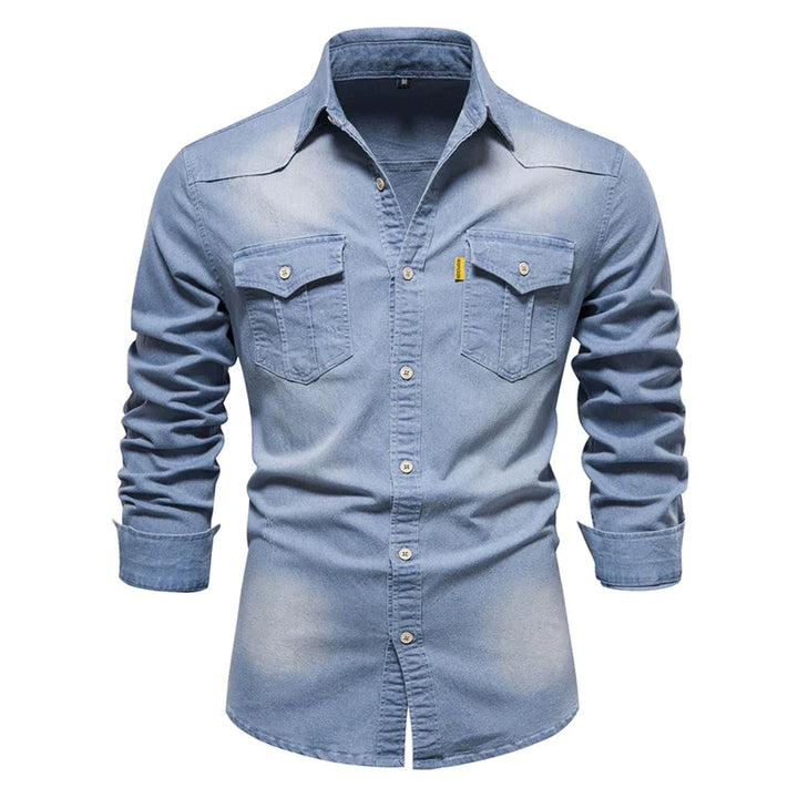 Givalli™  | Non-Iron Denim Shirt