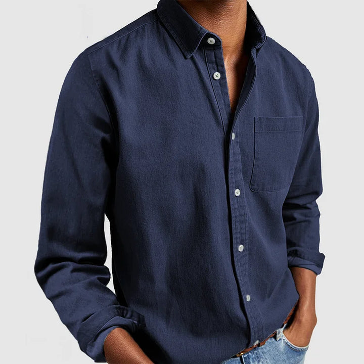 Braxon™ | Buttoned Cotton Shirt