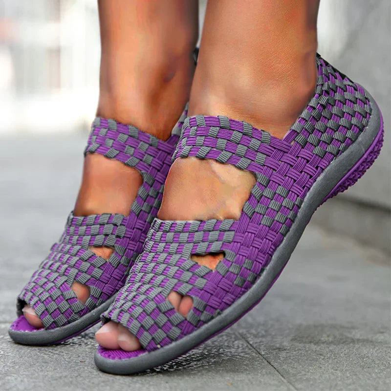 Aria™ | Woven Stretch Sandals for Women