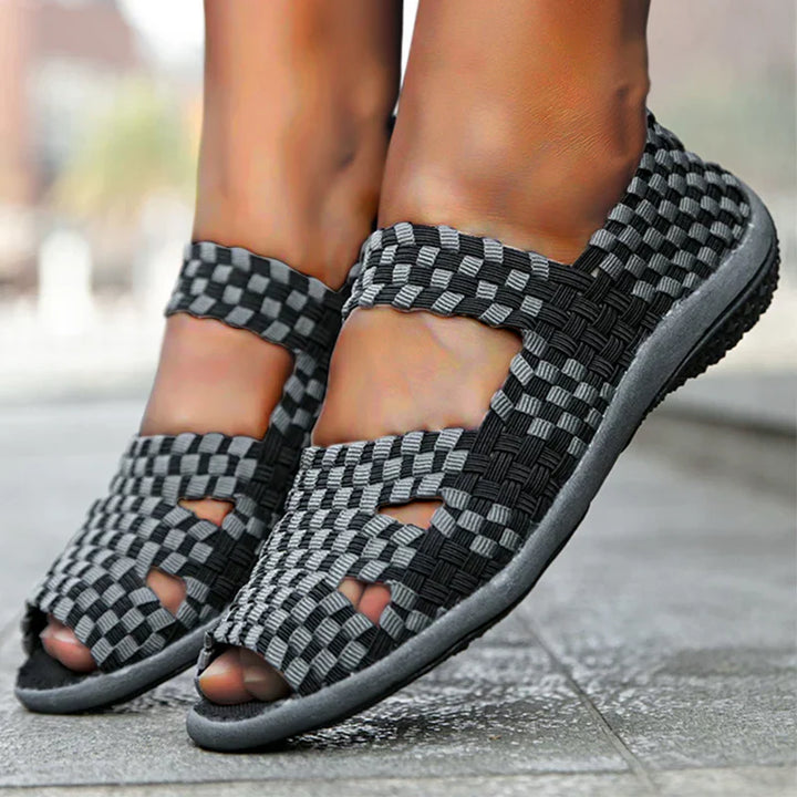 Aria™ | Woven Stretch Sandals for Women