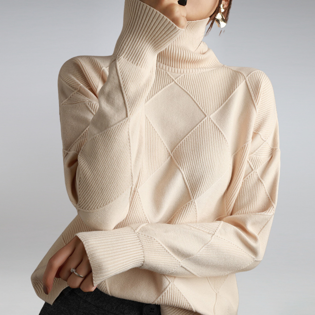 Adelle™ | Cosy Cashmere Turtleneck Jumper