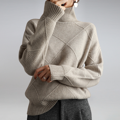 Adelle™ | Cosy Cashmere Turtleneck Jumper