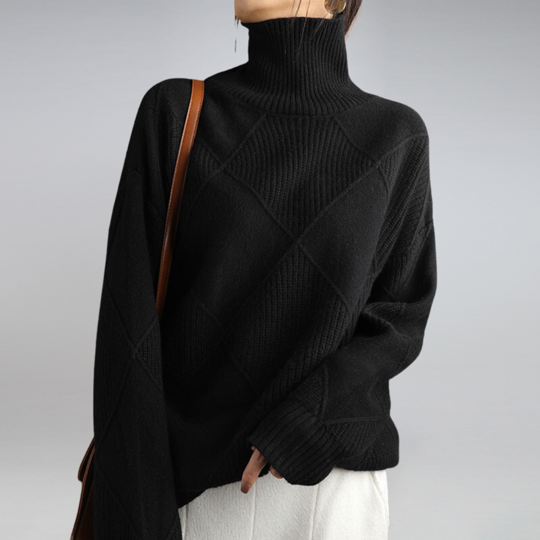 Adelle™ | Cosy Cashmere Turtleneck Jumper