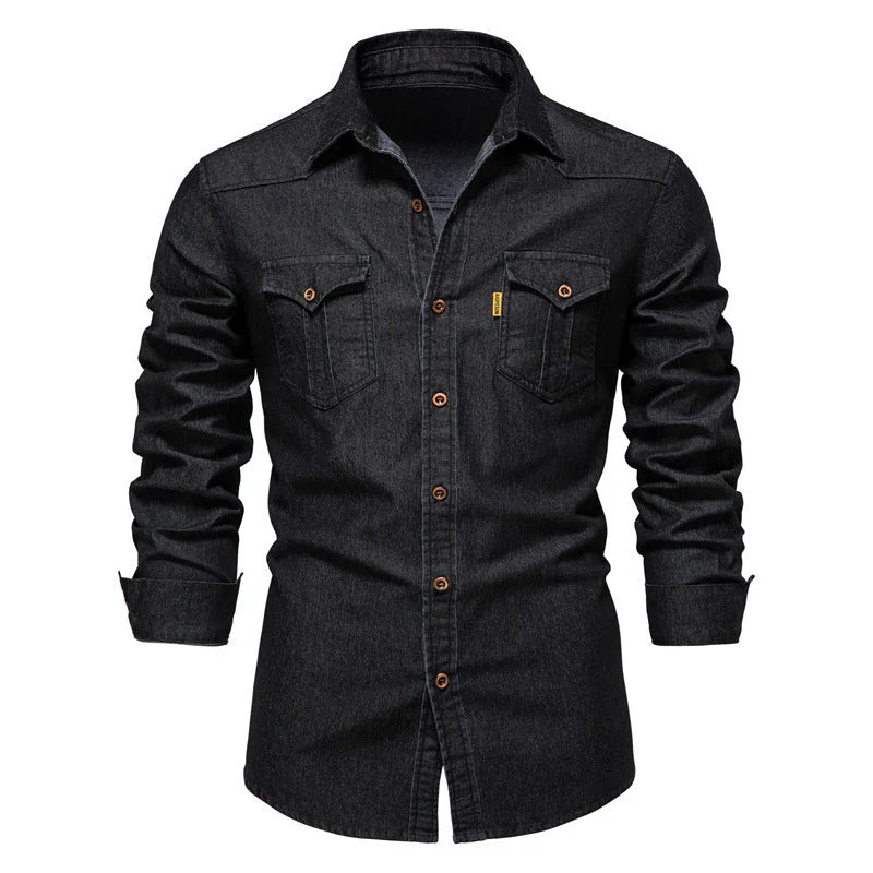 Givalli™  | Non-Iron Denim Shirt