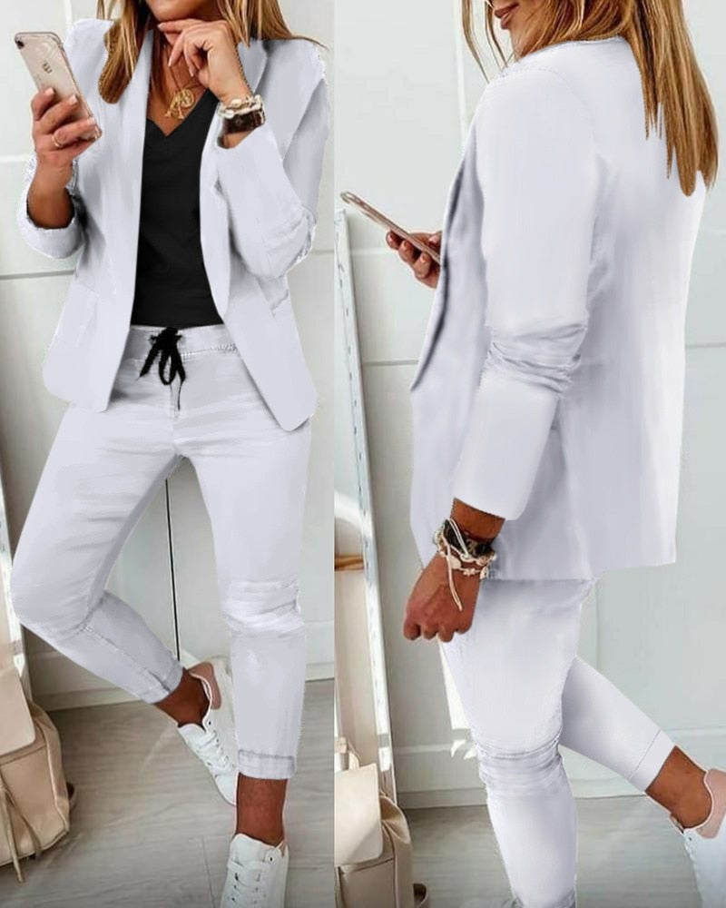 Xyla™ | Elegant Blazer Set (Blazer + Trousers)