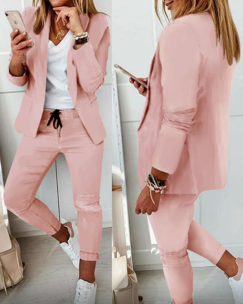 Xyla™ | Elegant Blazer Set (Blazer + Trousers)