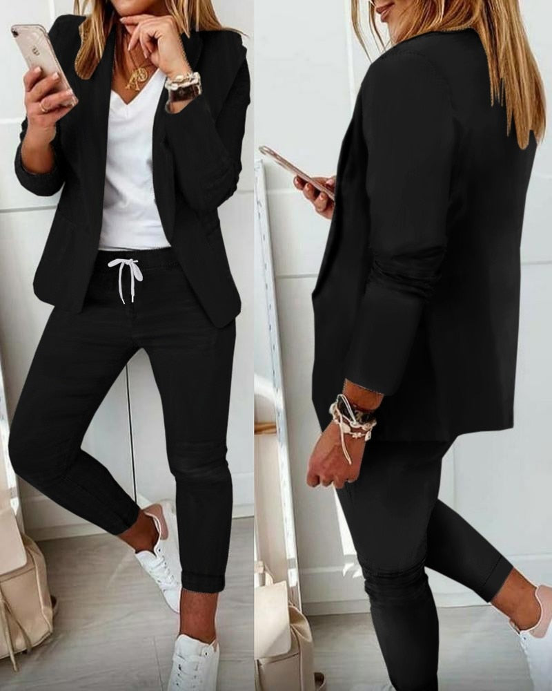 Xyla™ | Elegant Blazer Set (Blazer + Trousers)