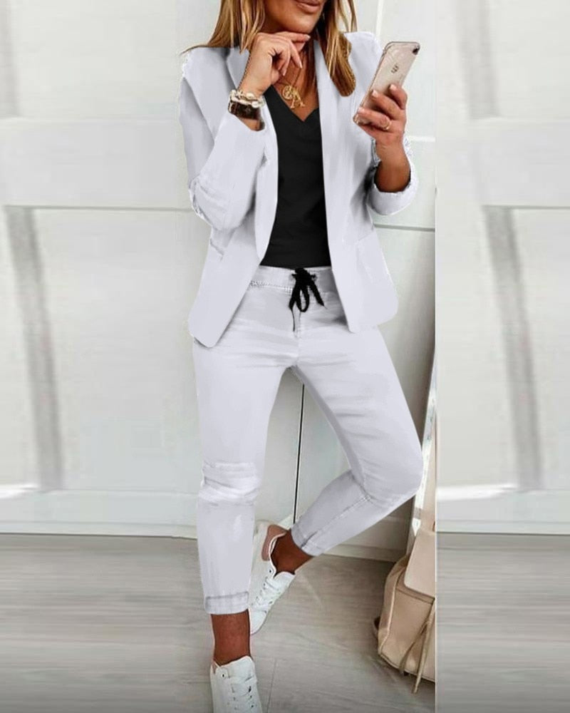 Xyla™ | Elegant Blazer Set (Blazer + Trousers)