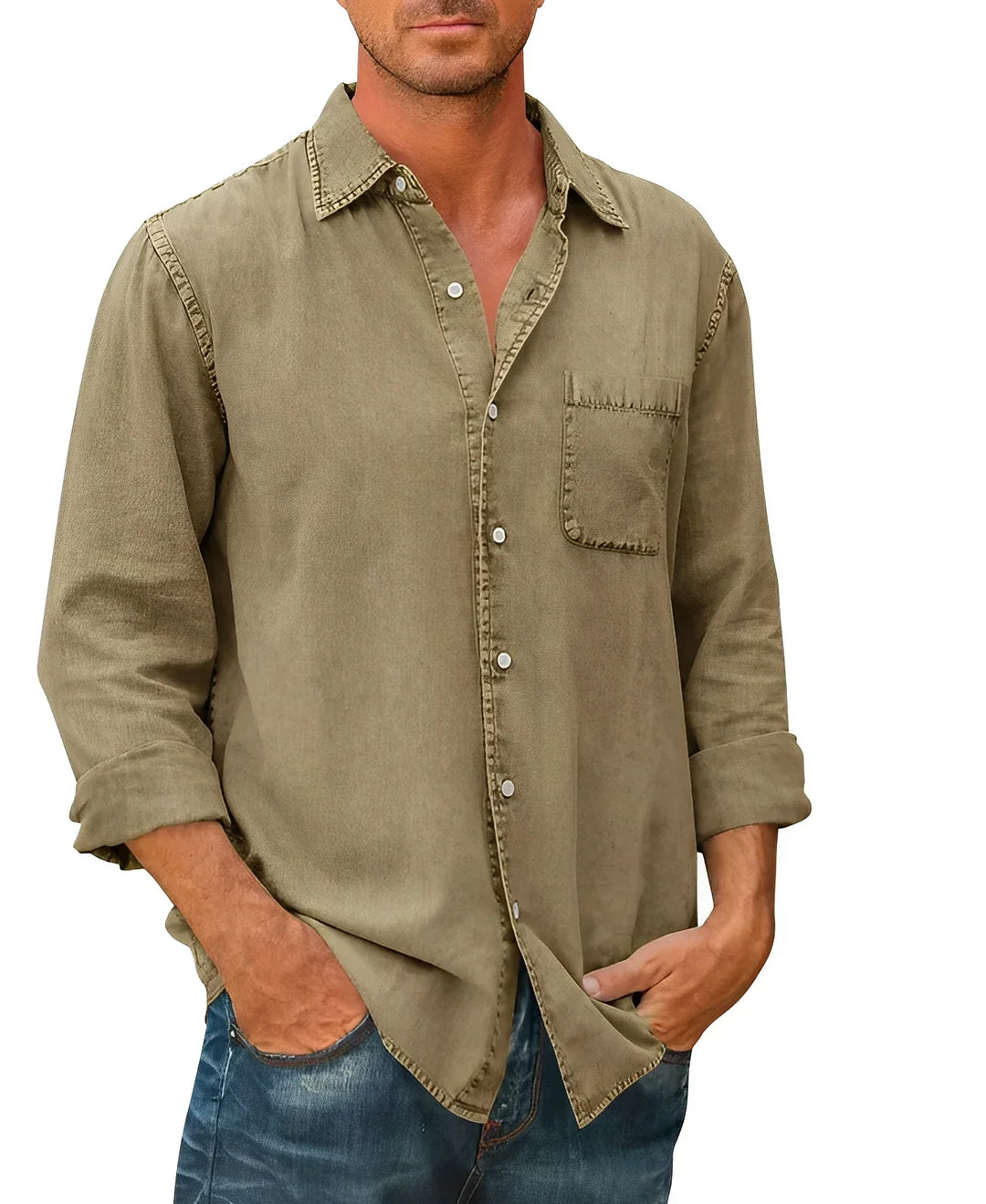 Benjamin™ | Casual Long-Sleeve Shirt