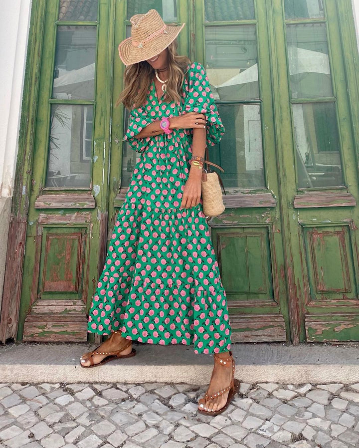 Chiara™ | Comfort Boho Midi Dress