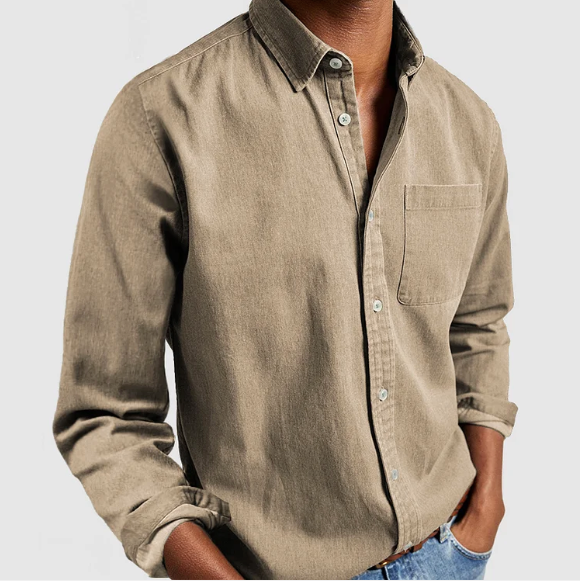 Braxon™ | Buttoned Cotton Shirt