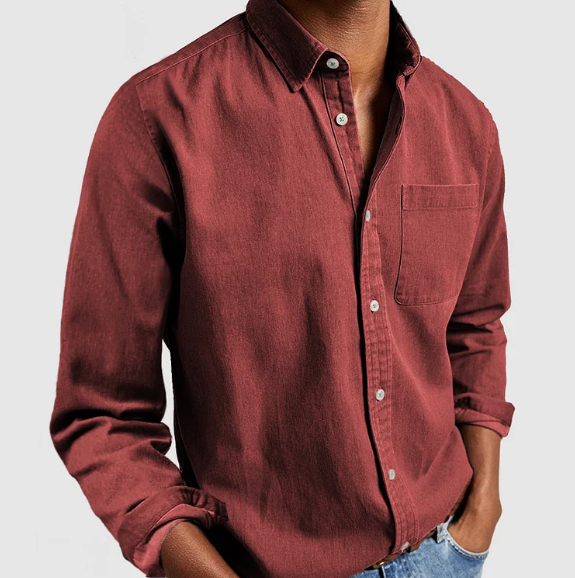 Braxon™ | Buttoned Cotton Shirt