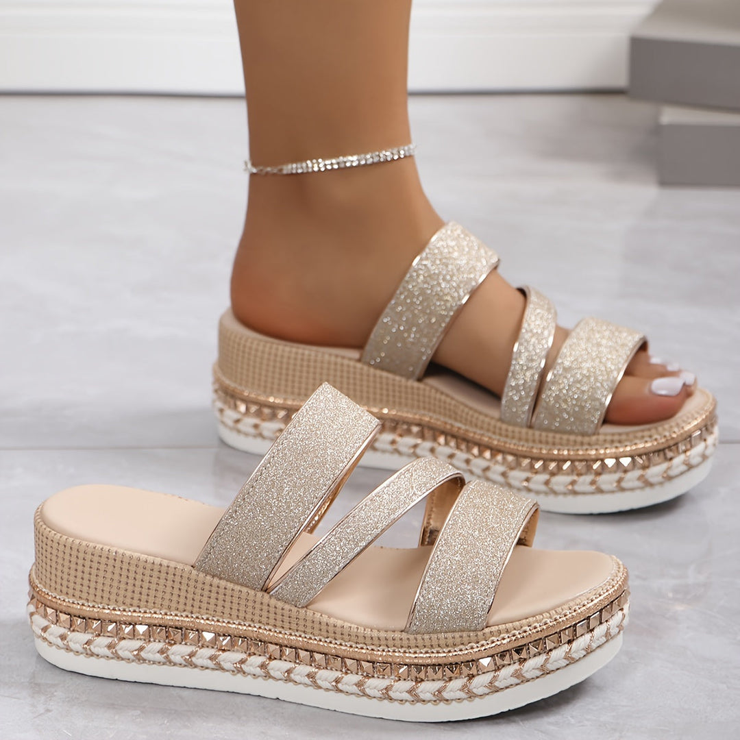 OrthoLux™ | Glitter Comfort Sandals