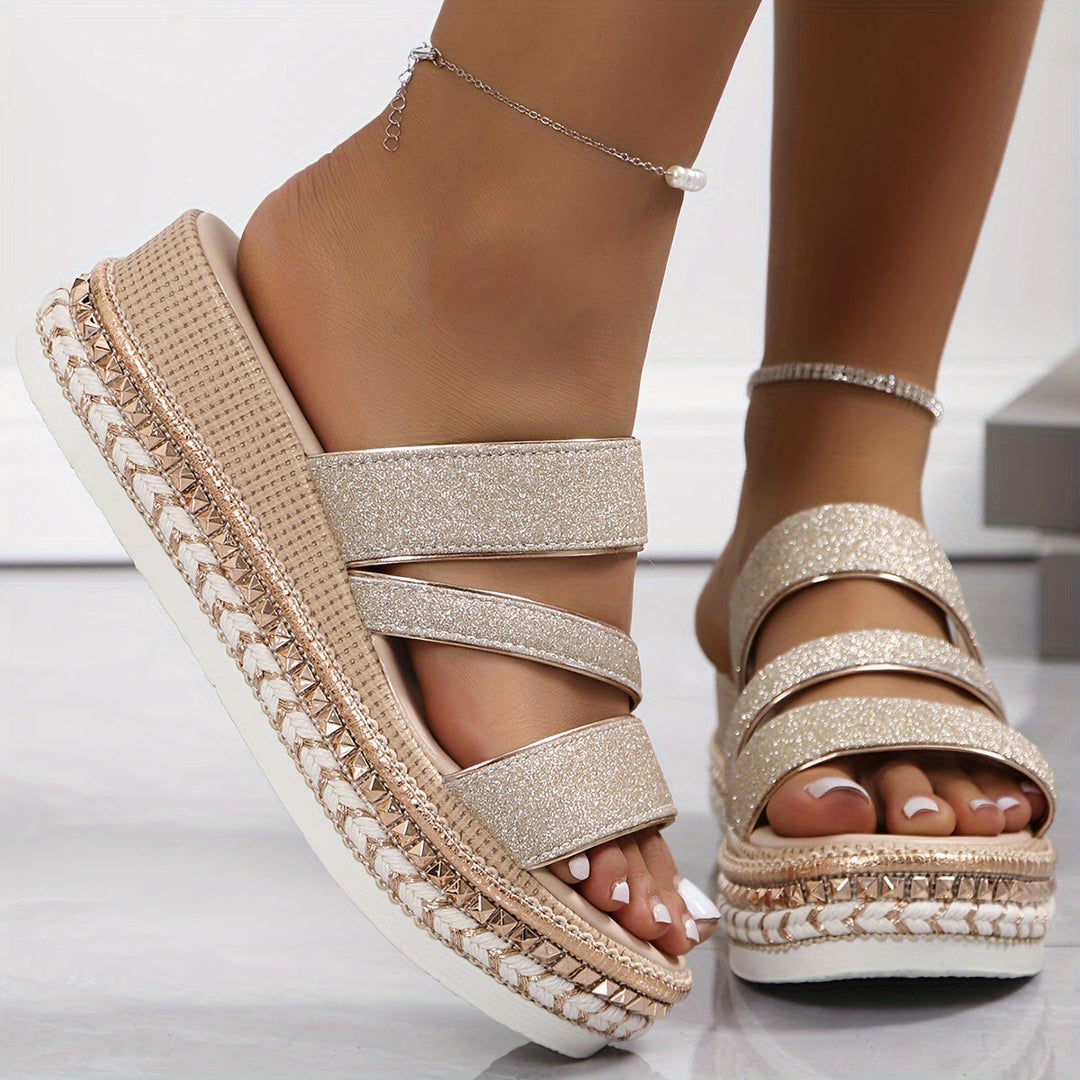 OrthoLux™ | Glitter Comfort Sandals